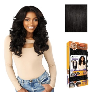 Sensationnel CKCO Kinkyedges Wig-Kinky Body Wave 24 Inch, 1 JETBLACK(1B OFFBLACK)