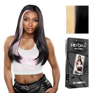 Sensationnel HexDoll 13X4 Lace Wig – Astrid, 1 JETBLACK(INK/GOLD)