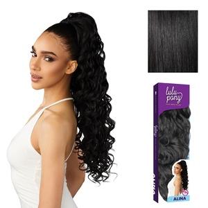 Sensationnel Lulu Pony Ponytail Drawstring-Alina, 1 JETBLACK(1 JETBLACK)