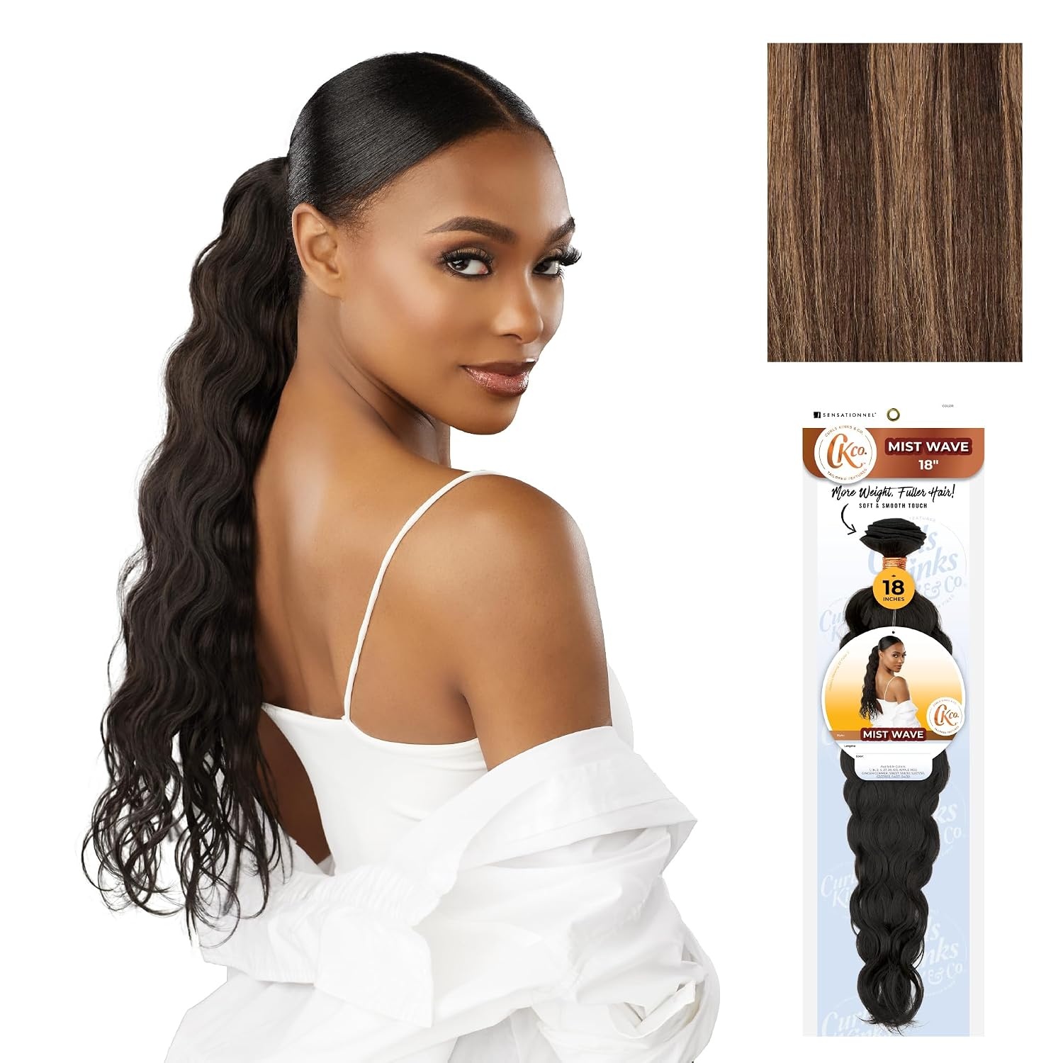 image:imageSensationnel CKCO Synthetic BundleMist Wave 18 inch 1 JETBLACKS427