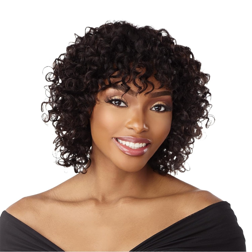 image:imageSensationnel Empire Curly Human HairSpringy Spiral 10S 3PCS1 JETBLACK99J